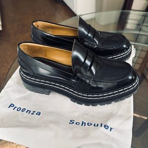 Proenza Schouler leather loafers